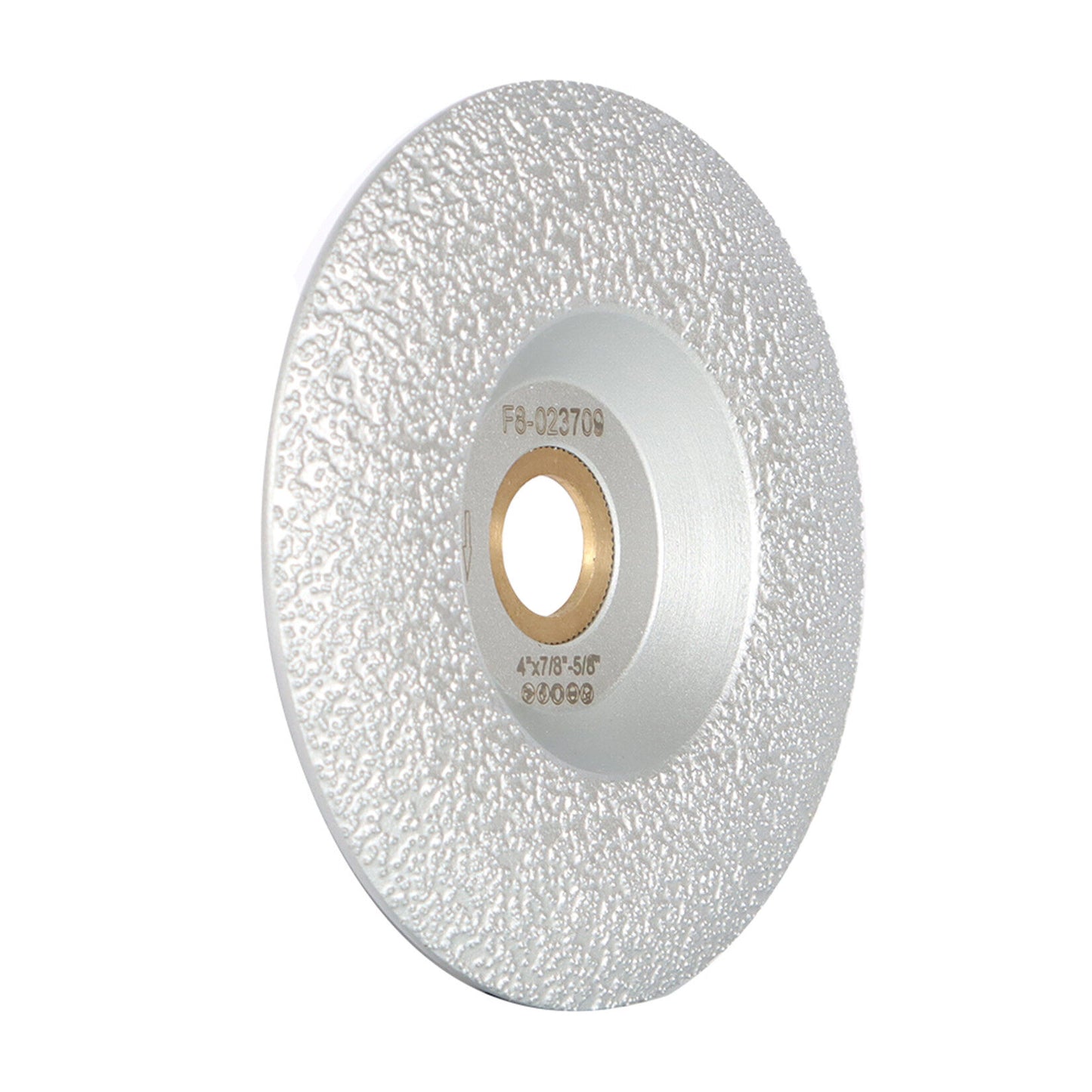 4 Inch Vacuum Brazed Diamond Grinding Disc Diamond Grinding Cup Wheel Fit for Granite Marble Iron Steel Masonry Convex Vacuum Brazed Grinding Disc Fits 7/8 Inch Arbor (1 Pcs)