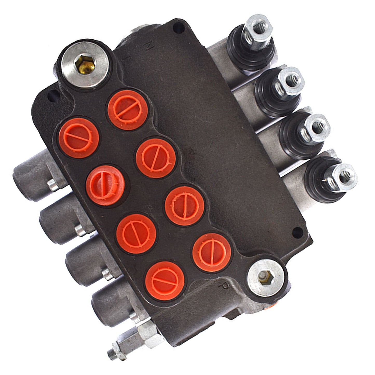 findmall 21 GPM 4 Spool SAE 3600 PSI Ports Hydraulic Control Valve Double Acting