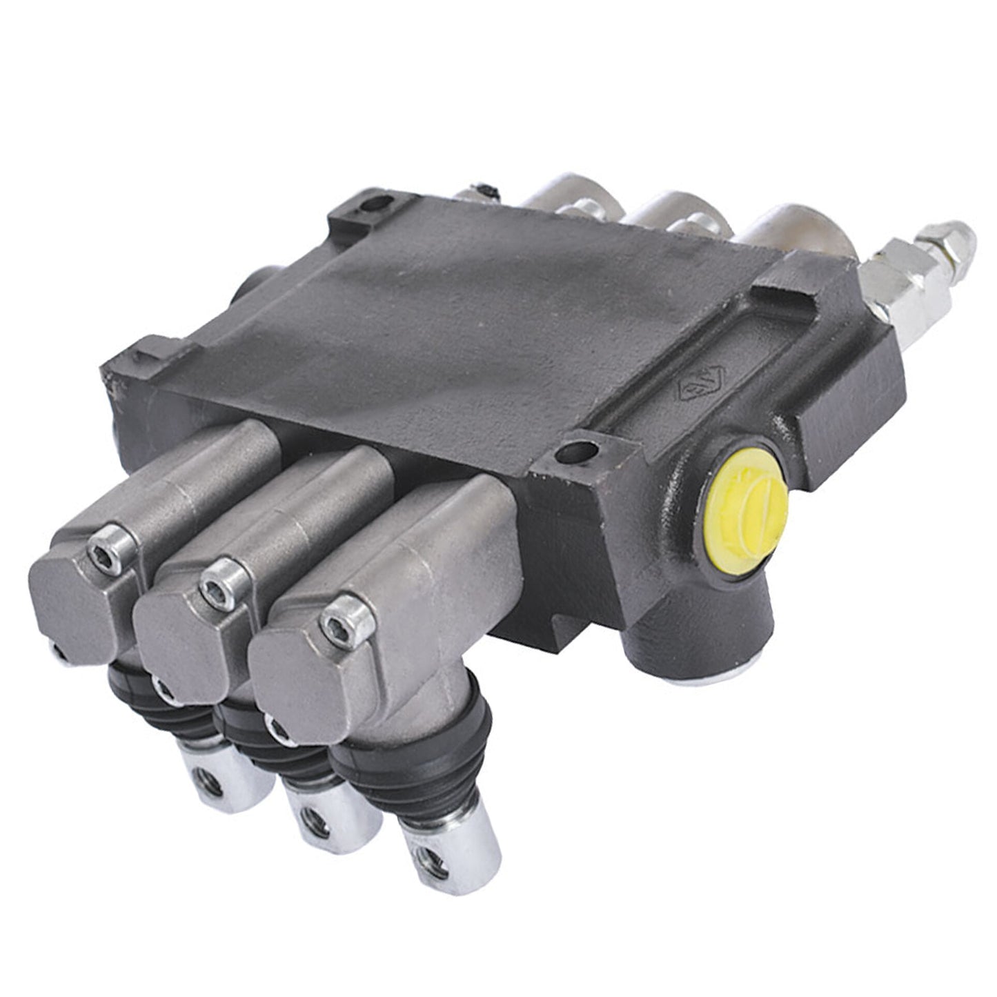 findmall 3600 PSI 3 Spool Hydraulic Control Valve Double Acting 13 GPM SAE Ports