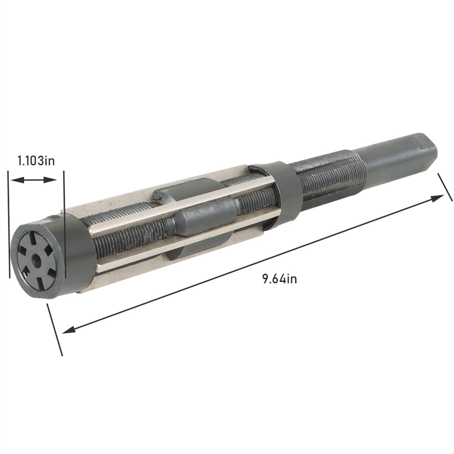 findmall Adjustable Hand Reamer HSS 15/16-1 Inch HSS Hand Reamer Straight Flute