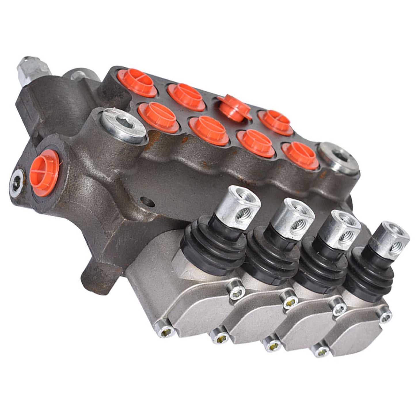 findmall 21 GPM 4 Spool SAE 3600 PSI Ports Hydraulic Control Valve Double Acting