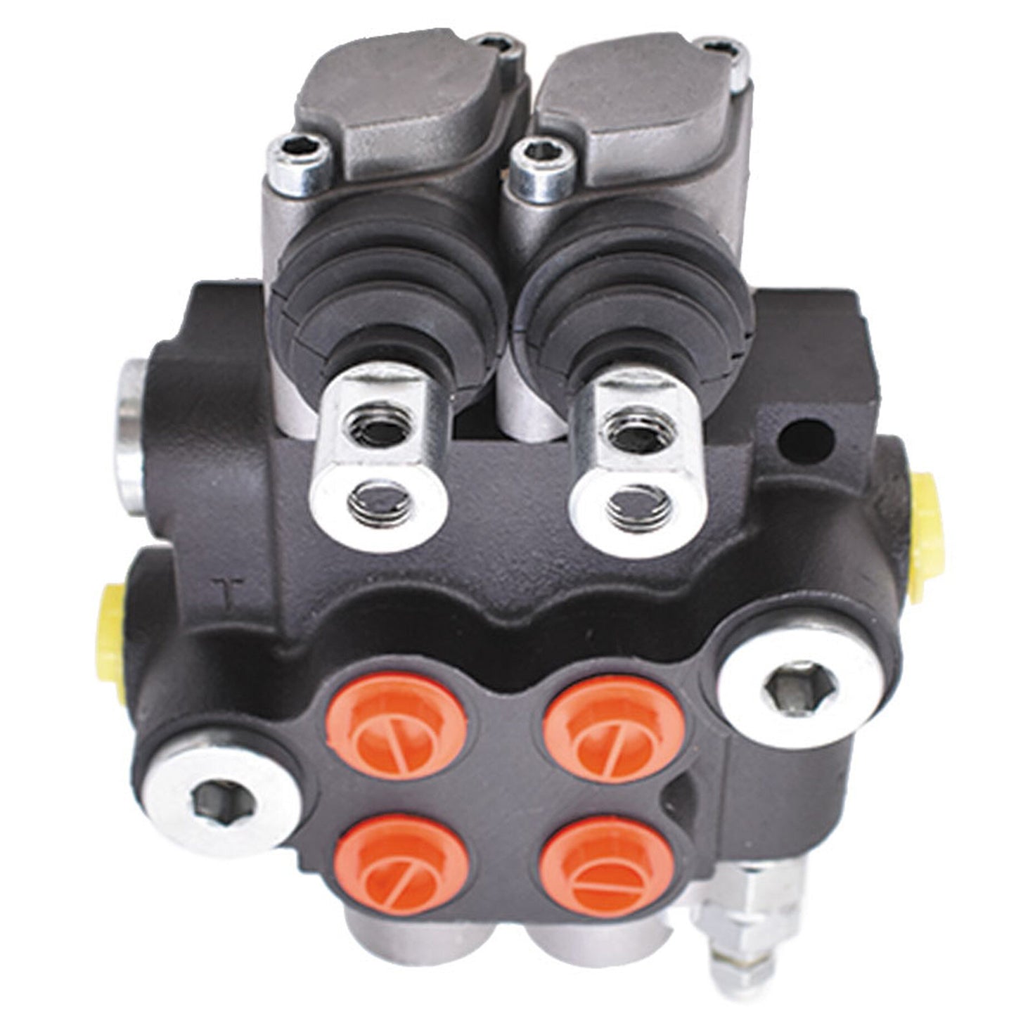 findmall 2 Spool 13 GPM 3600 PSI Hydraulic Directional Control Valve, SAE Ports Double Acting Valve for Small Tractors, Tractors, Loaders, Log Splitter