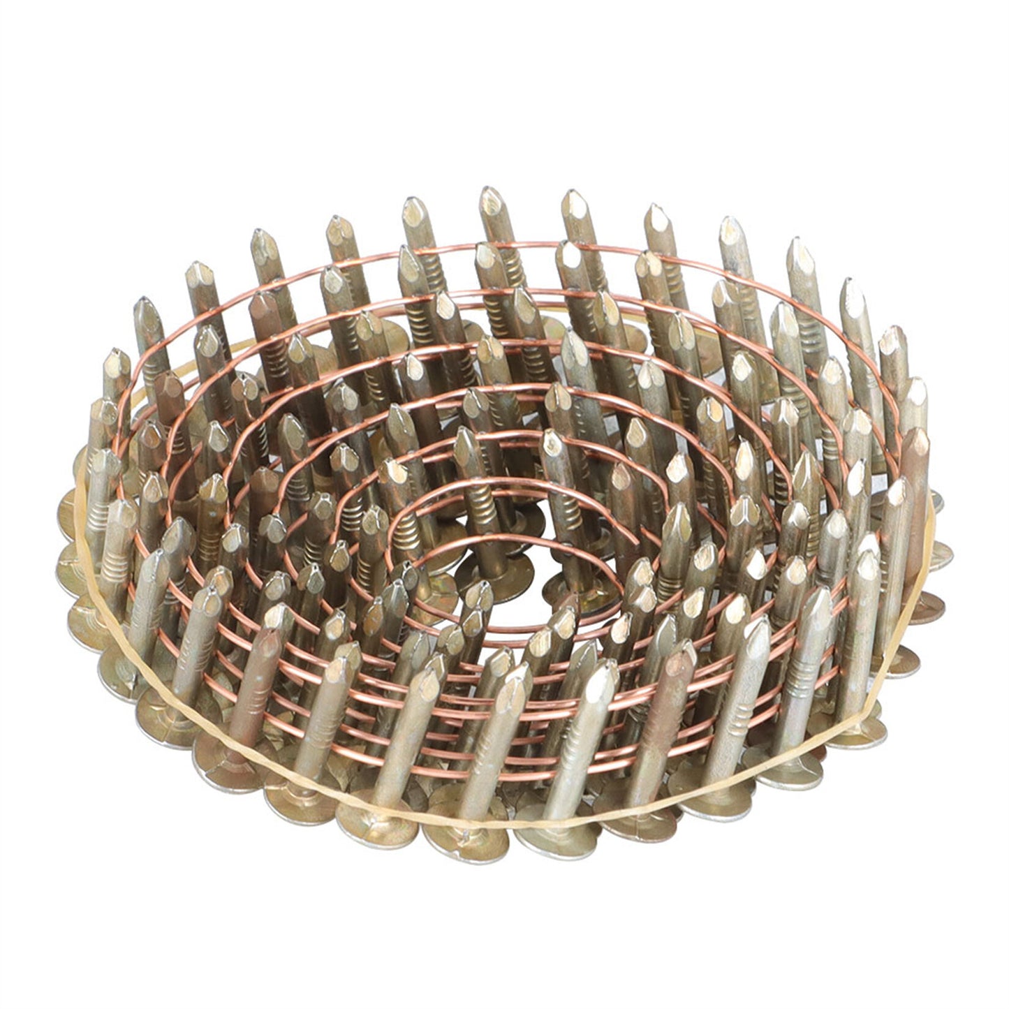 findmall 7200× 3/4"×0.12" 3/8" Head Diameter 15 Degree Galvanized Coil Roofing Nail