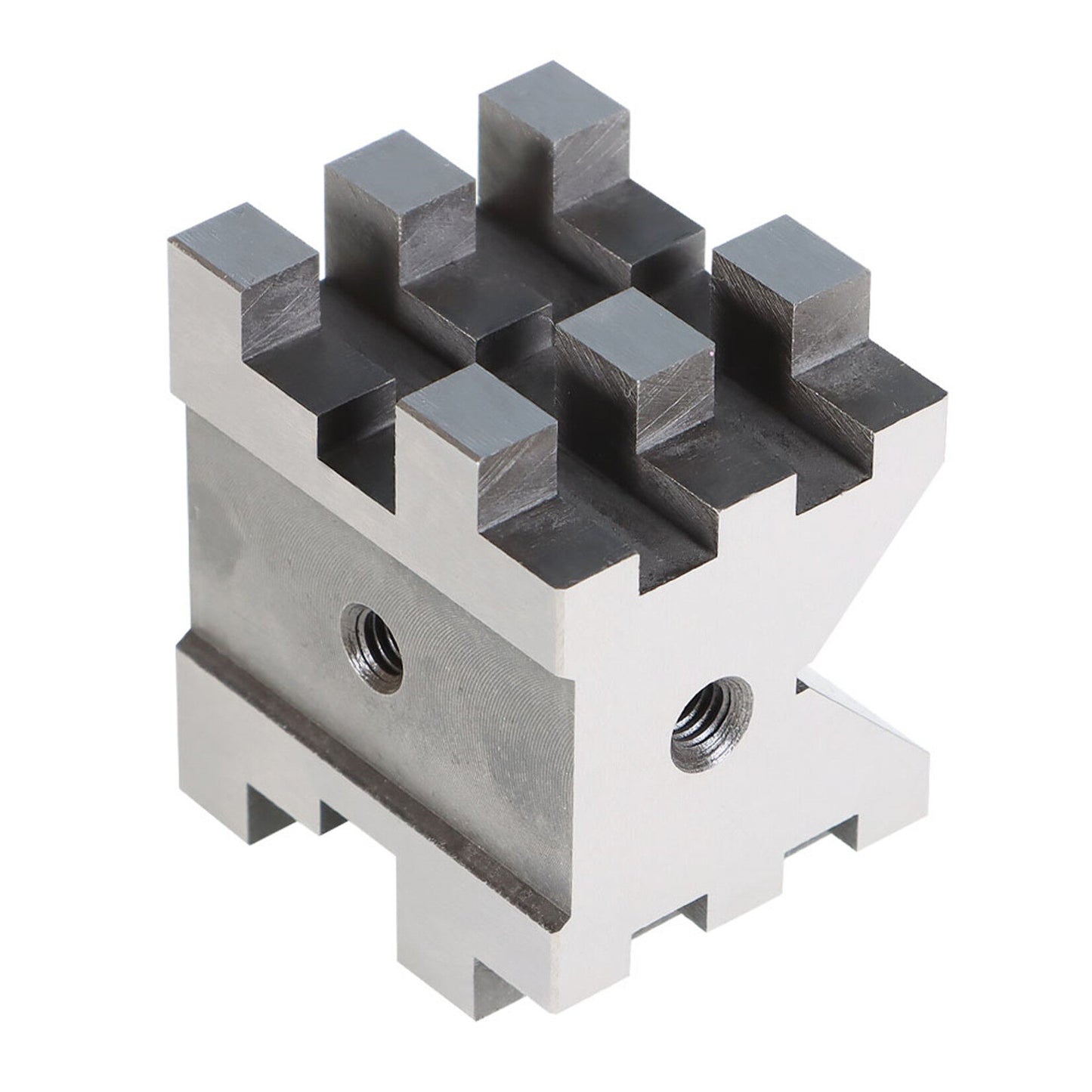 findmall 2-3/8" x 2-3/4" x 2" V-Blocks Clamp Set Hardened Steel Precision Machinist