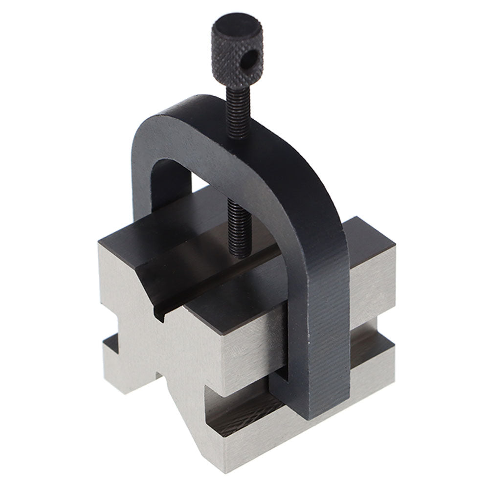 findmall 1-3/8 L X 1-5/8 W X 1-3/4 H Accuracy V-Block & Clamp Set
