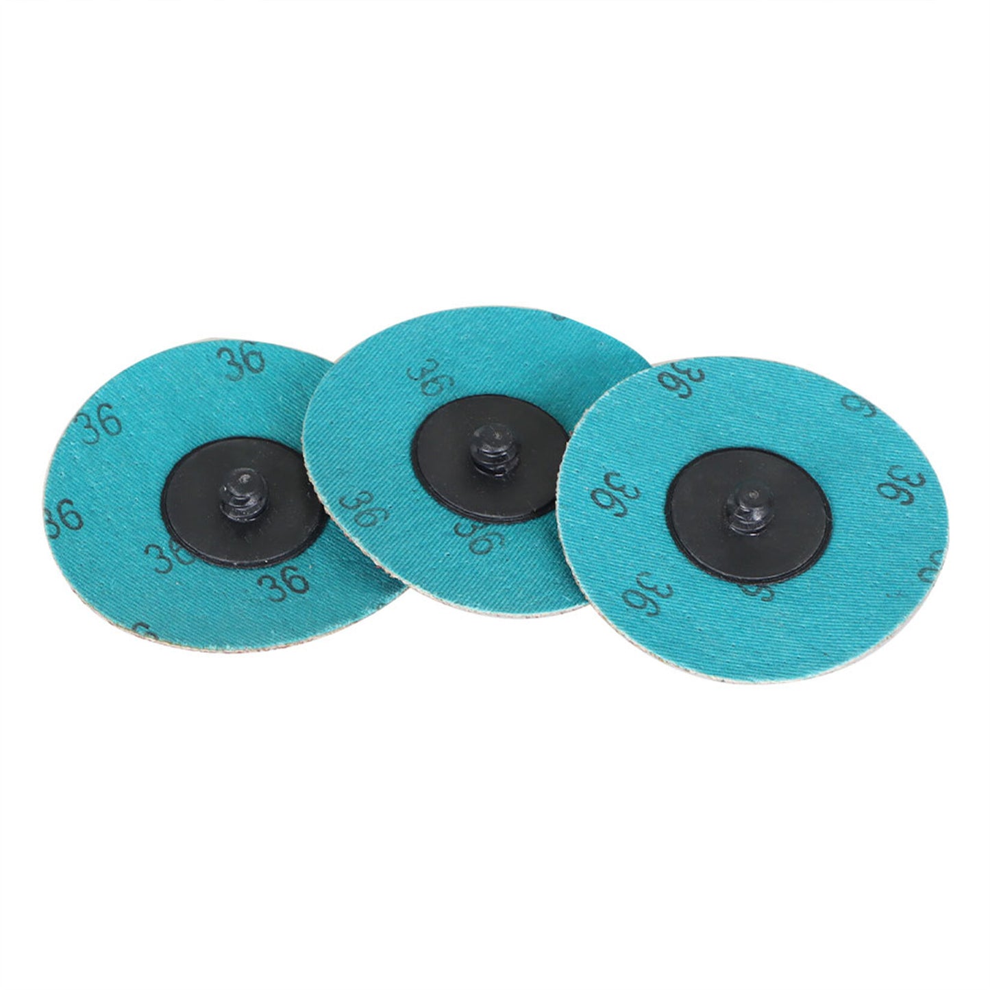 findmall 25Pcs 3 Inch 36 Grit Roll Lock Sanding Disc, Aluminum Oxide Die Grinder Quick Change Discs for Die Grinder Surface Burr Rust Paint Polish