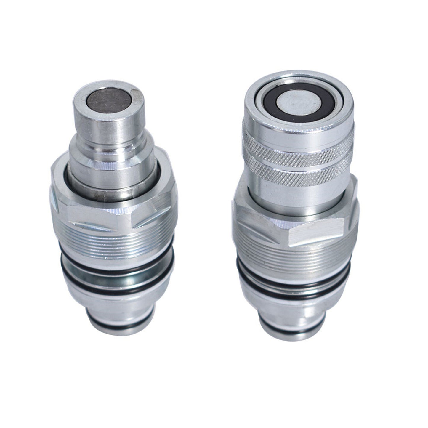 Findmall Fits For Bobcat Male & Female Flat Face Coupler Kit Compatible (6679837 6680018)