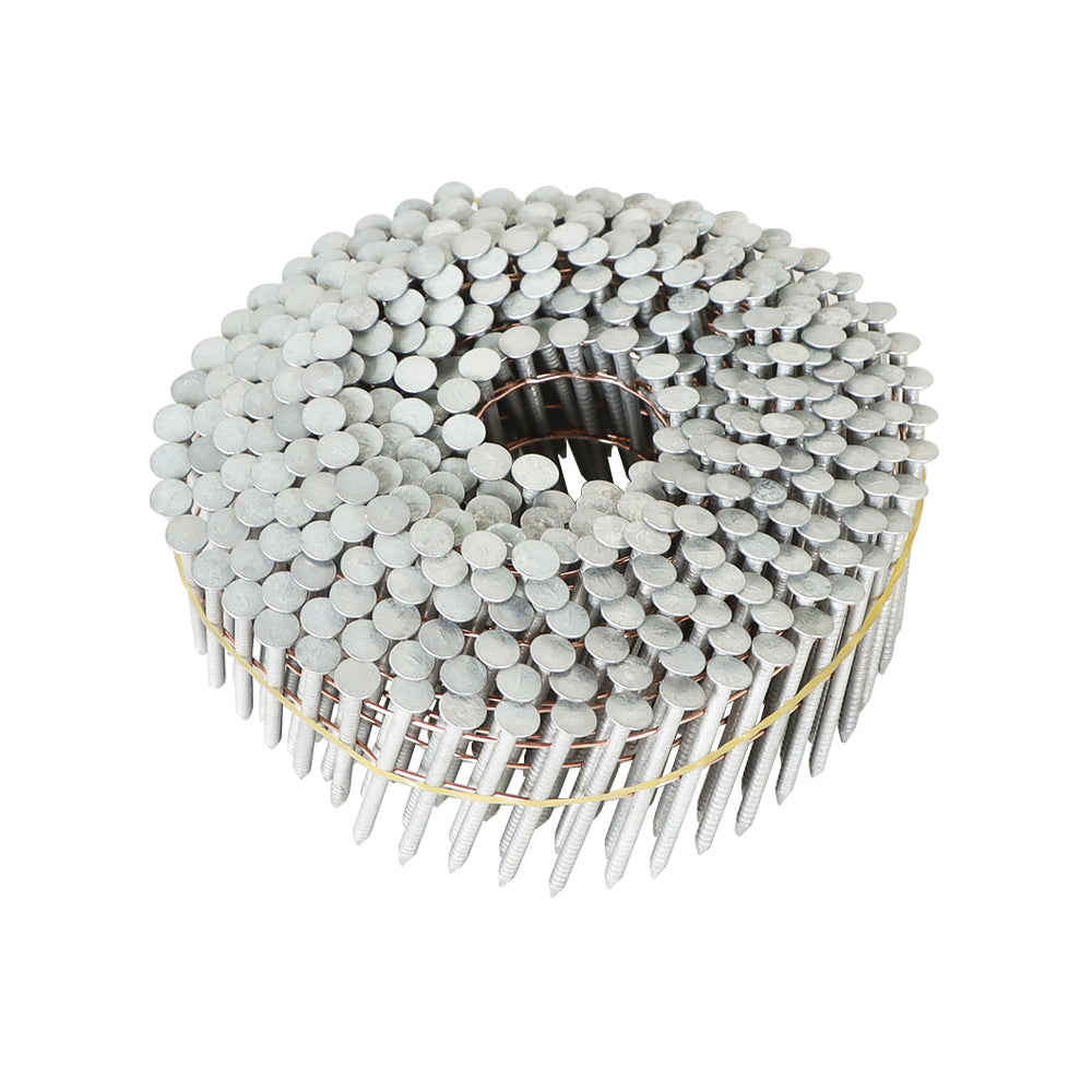 Findmall 3600 Pack 1-1/2" x 0.092" 15 Degree Siding Nails Full Round Head Coil
