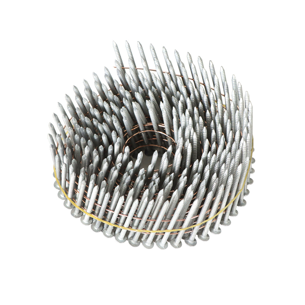 Findmall 3600 Pack 1-1/2" x 0.092" 15 Degree Siding Nails Full Round Head Coil