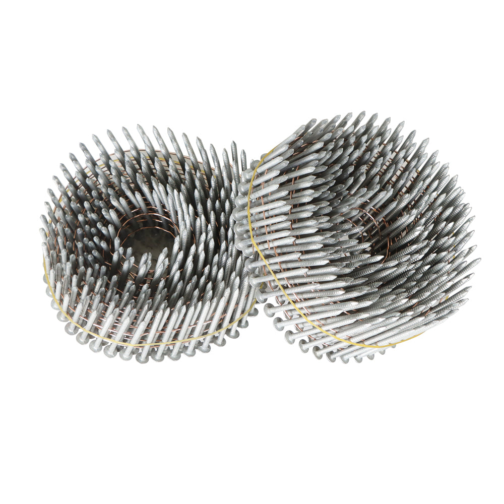 Findmall 3600 Pack 1-1/2" x 0.092" 15 Degree Siding Nails Full Round Head Coil