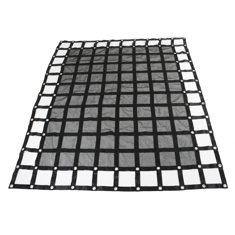 findmall 6.75' x 8' FT w/Cam Buckles & S-Hooks Heavy Duty Cargo Net For Pickup Trucks