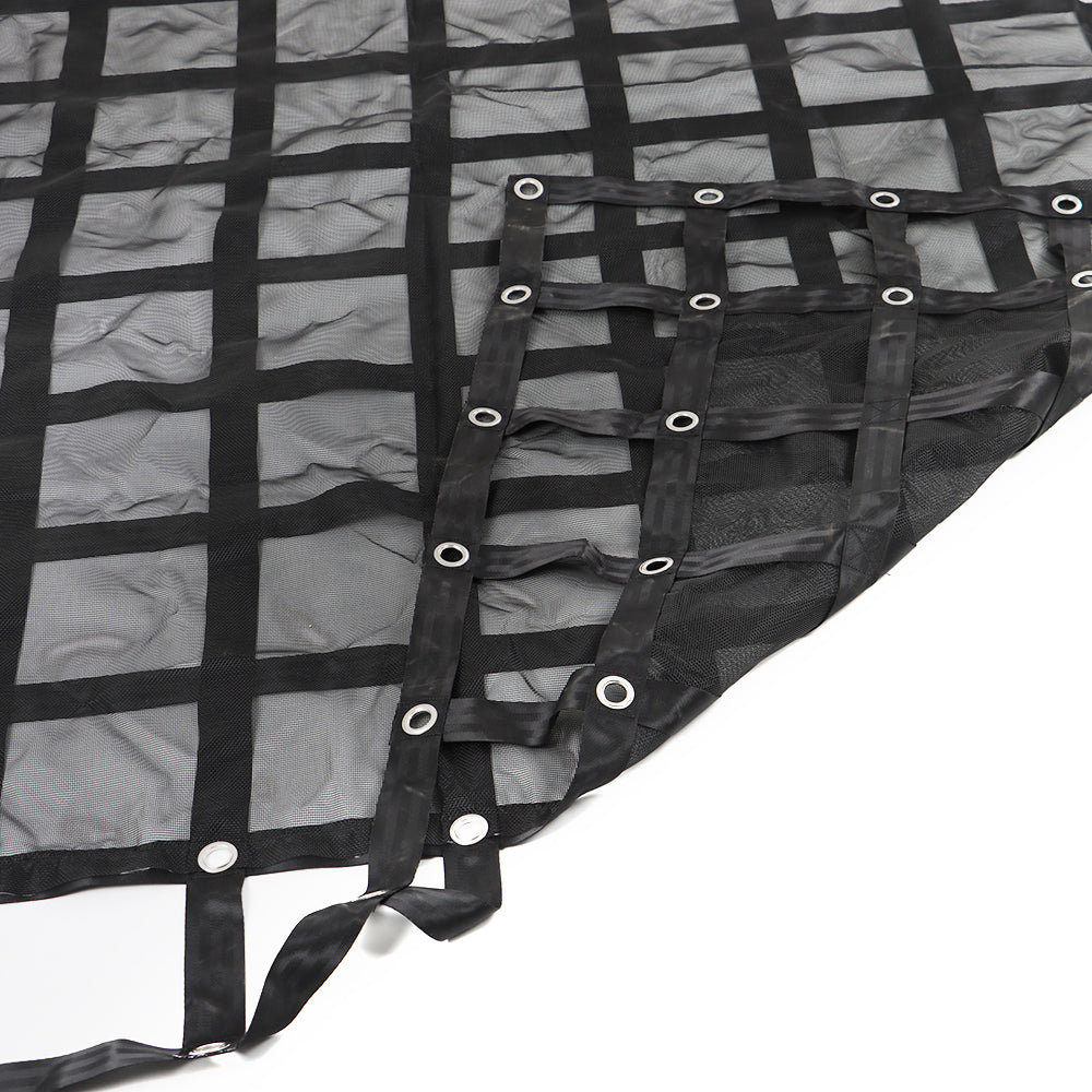 findmall 6.75' x 8' FT w/Cam Buckles & S-Hooks Heavy Duty Cargo Net For Pickup Trucks