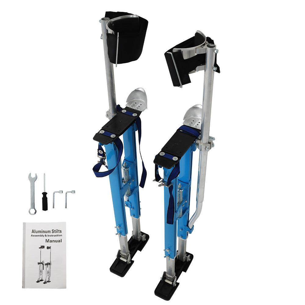 findmall Aluminum Painter Taping Drywall Stilts 36" - 48" INCH Adjustable Tool Stilt