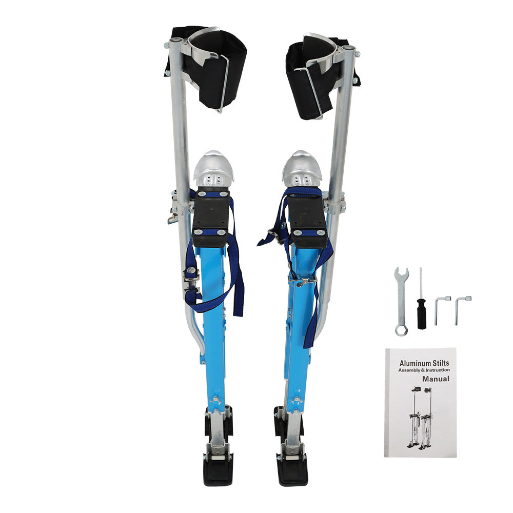 findmall Aluminum Painter Taping Drywall Stilts 36" - 48" INCH Adjustable Tool Stilt