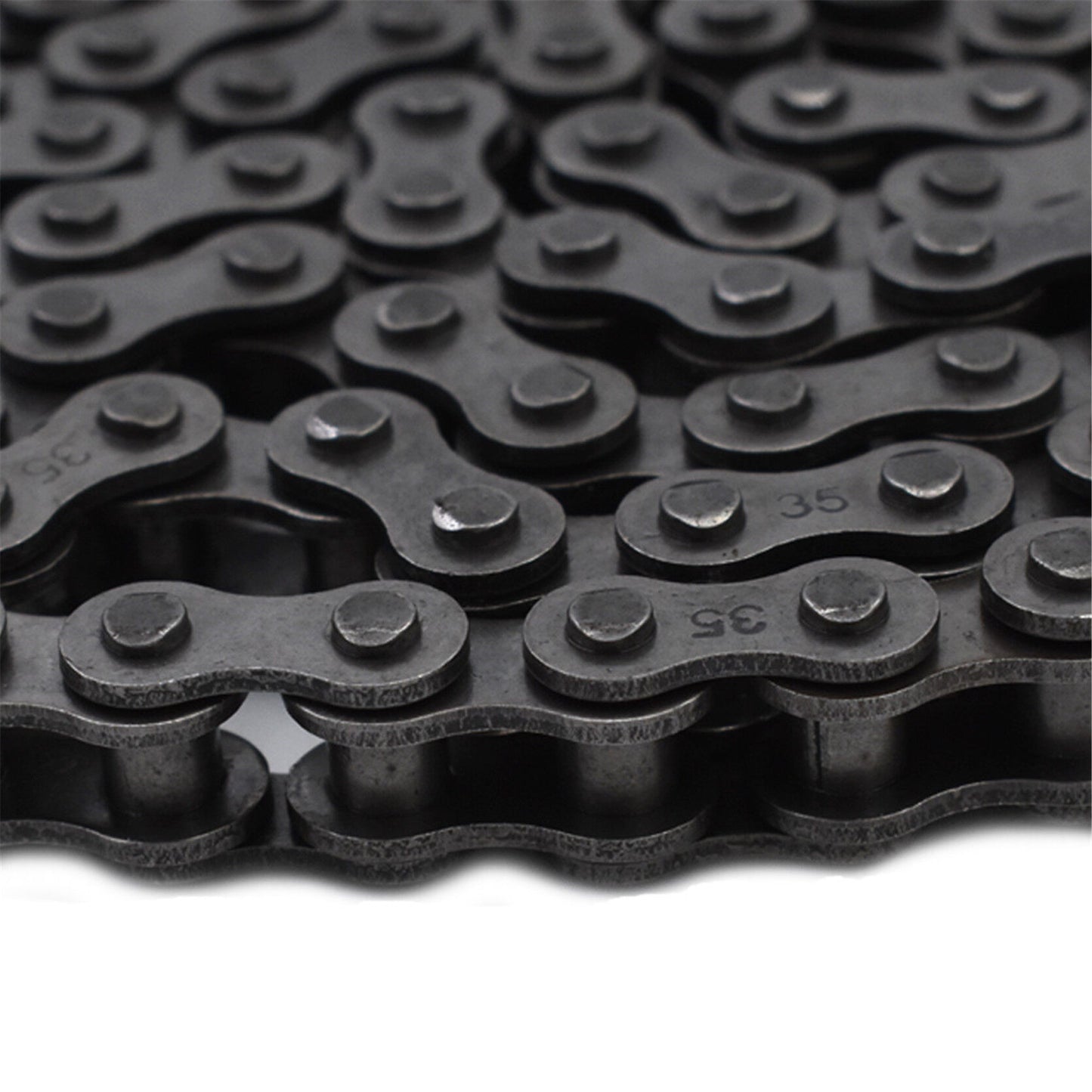 New #35 Roller Chain 10 Feet with 2 Connecting Links Fit for Go Kart Mini Bike