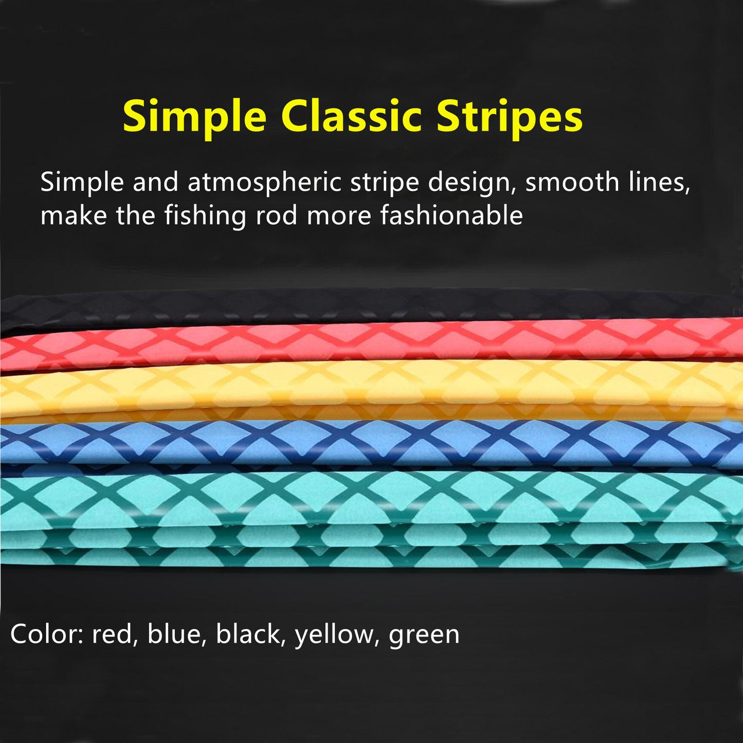 eTekGo findmall X-Tube Heat Shrink Wrap Tubing 39"&64" Lengths for Rod Grips-5 Color 14 Sizes (Black, Diamter:20mm; Length:64")