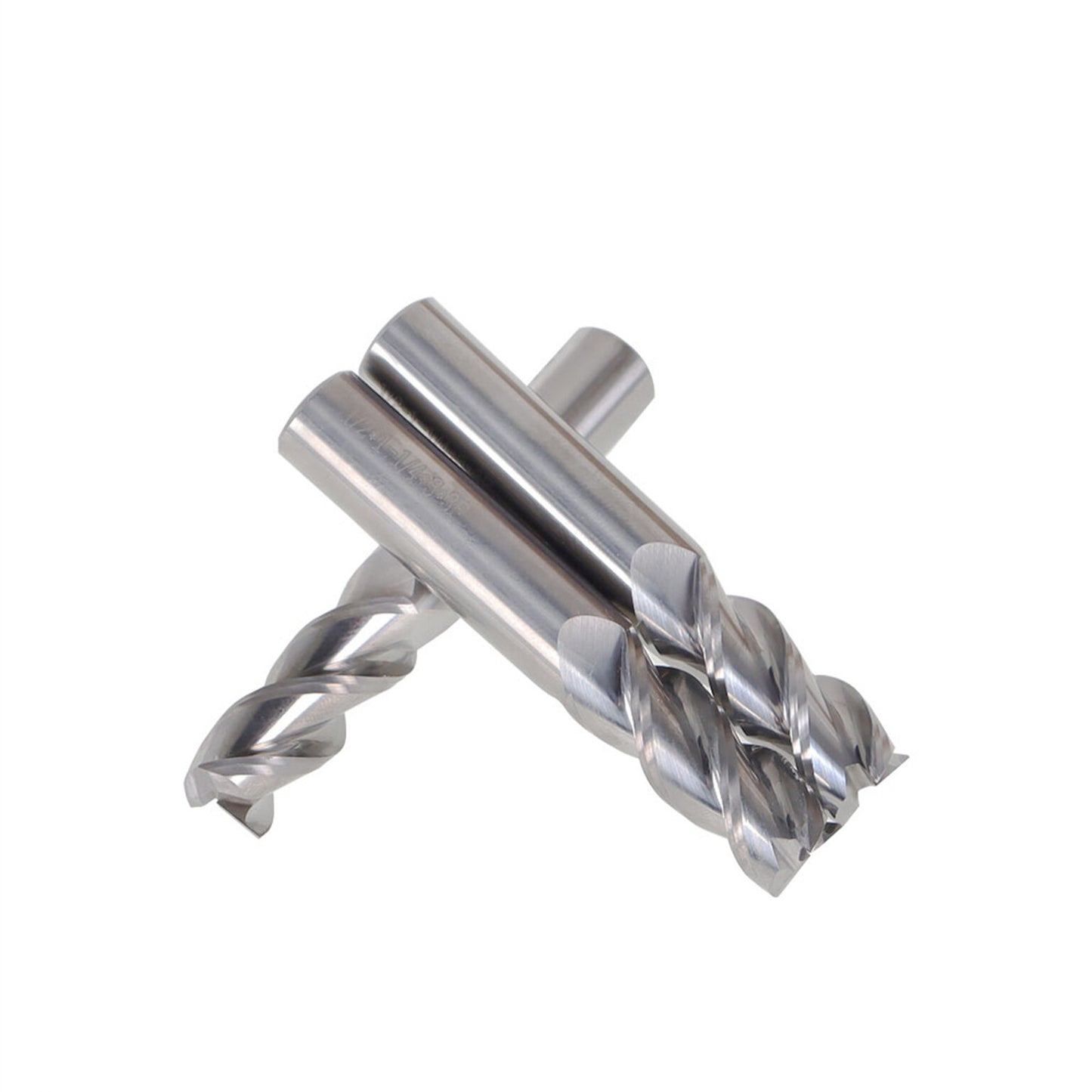 findmall 3Pcs 1/2 Inch Helix Carbide End Mill 3 Flute 1-1/4 Inch Iength of Cut Fit for Aluminum Cut Non-Ferrous Metal Upcut CNC Spiral Router Bit