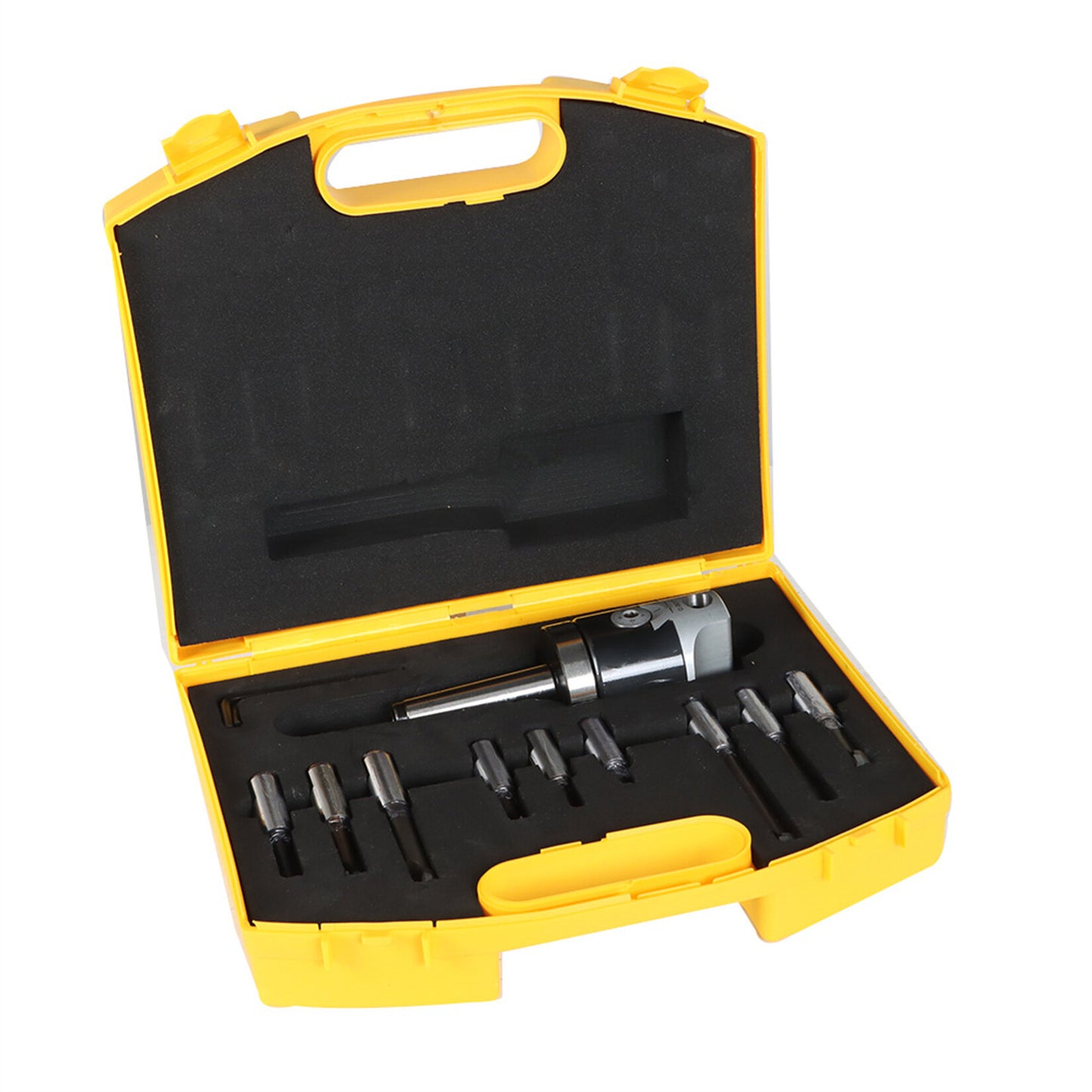 findmall 9 pcs Shank Boring Bar Sets Boring Head 2"(7/8-20) With MT2 Shank 3/8-16 1/2"