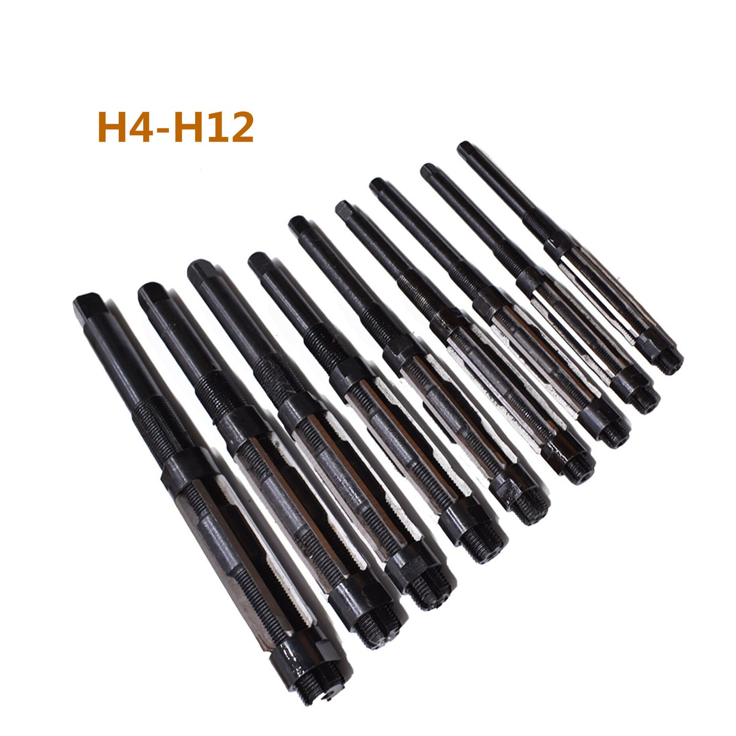 findmall 9 Set High Speed Steel Adjustable Hand Reamers 15/32 Inch to 1-5/32 Inch Fit for Drilling Machine and Other Machine