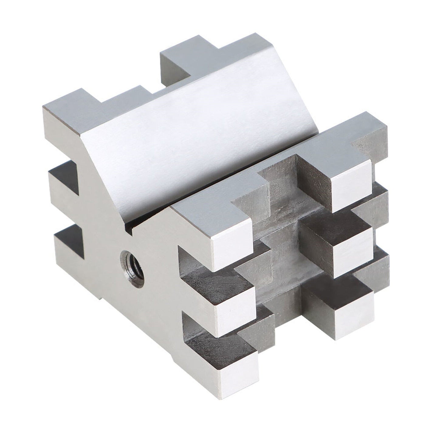 findmall 2-3/8" x 2-3/4" x 2" V-Blocks Clamp Set Hardened Steel Precision Machinist