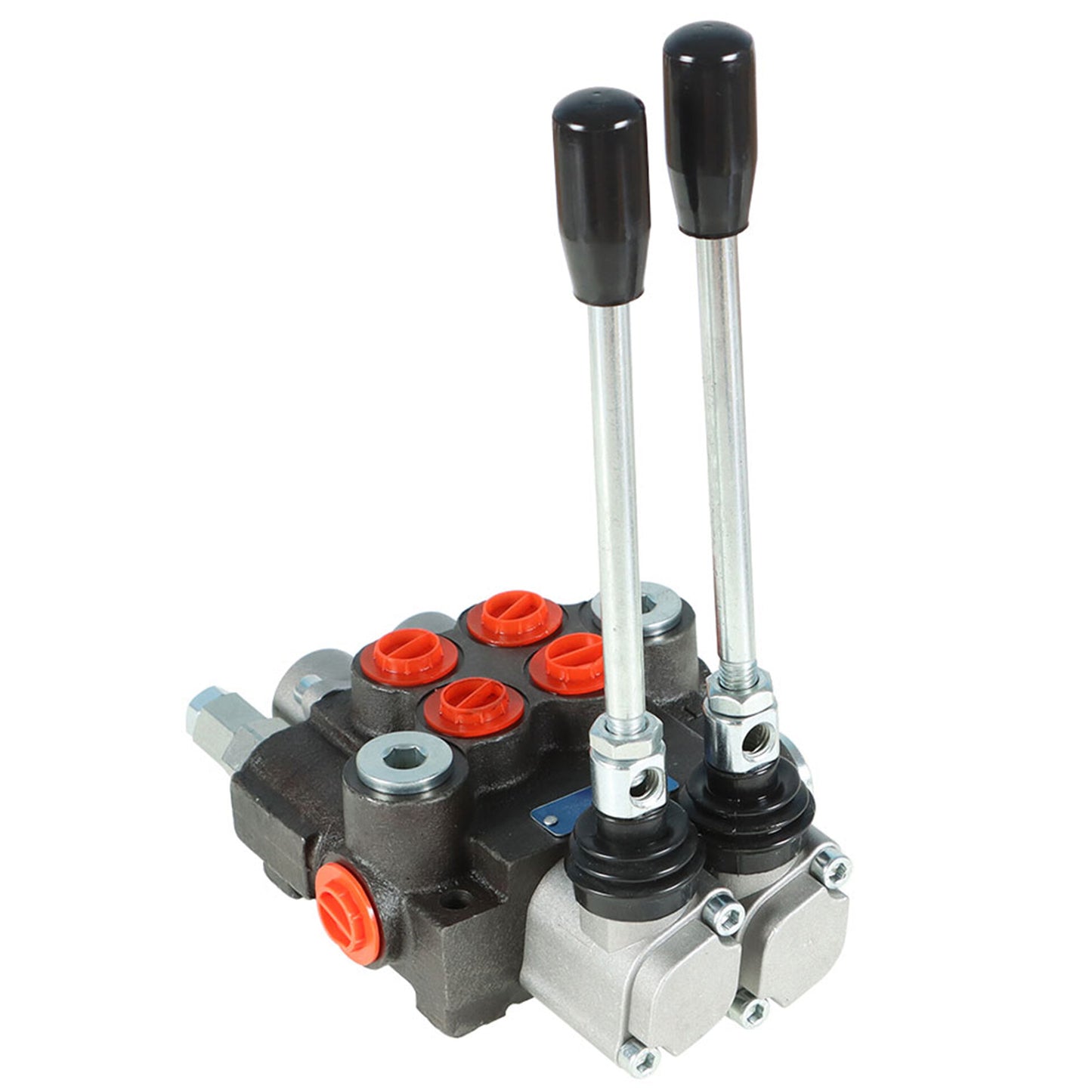 findmall Hydraulic Monoblock Double Acting Control Valve 2 Spool 11 GPM SAE Ports New