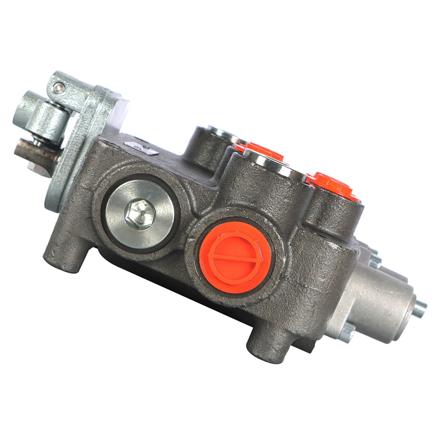 findmall Hydraulic Directional Control Valve for Tractor Loader w/Joystick 2 Spool 21GPM