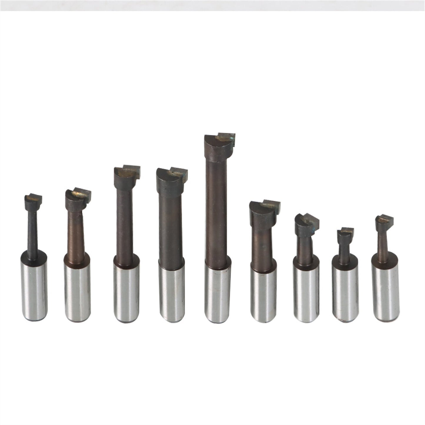 findmall 9 pcs Shank Boring Bar Sets Boring Head 2"(7/8-20) With MT2 Shank 3/8-16 1/2"
