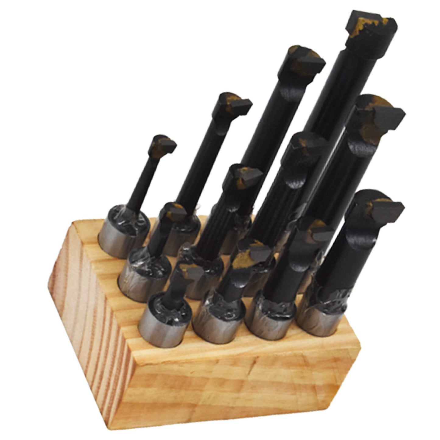 NEW 5/8" Boring Bar Set 12 Pcs Carbide Tipped Bars 5/8" Shank Lathe Tool