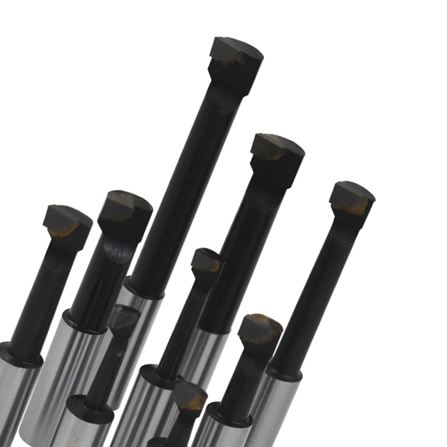 NEW 9 pcs 1/2" Boring Bar Set C6 Carbide Tipped Bars 1/2" Shank Lathe Tool