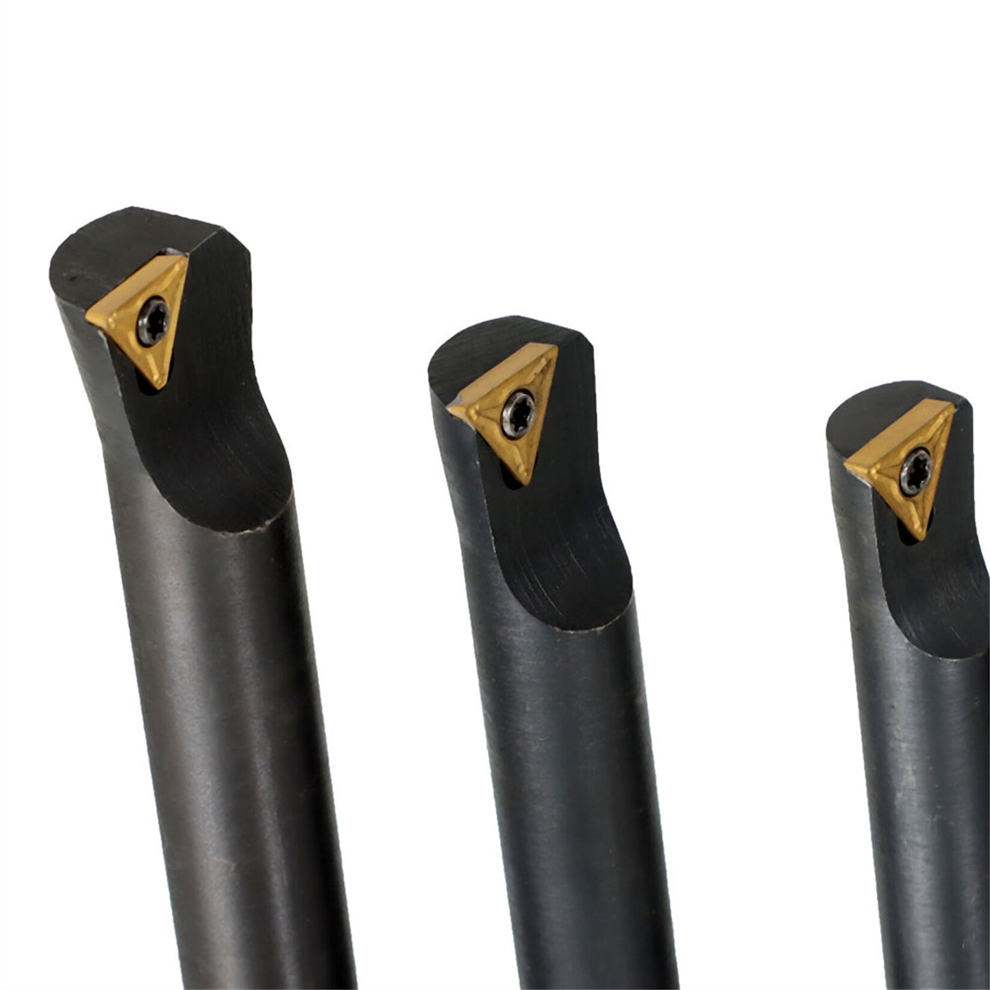findmall 8 Pcs Indexable Boring Bars Set,3/4 Shank,90 Degree Round Shank Boring Bars with Indexable Carbide Inserts 4 Pcs TCMT21.51 & 4 Pcs TCMT221,with Alumium Carrying Case