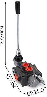 findmall Double ActingHydraulic Valve 1 Spool 11Gpm Hydraulic Control Valve