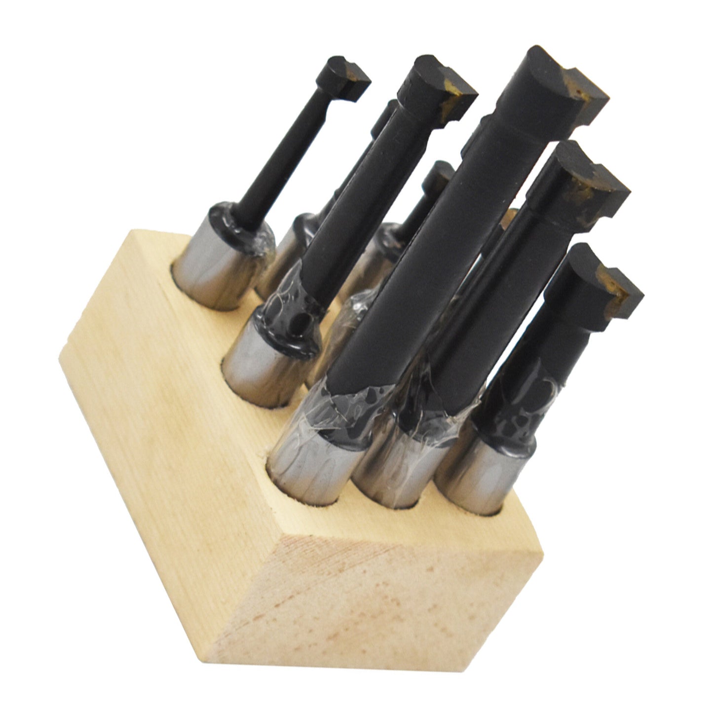 NEW 9 pcs 1/2" Boring Bar Set C6 Carbide Tipped Bars 1/2" Shank Lathe Tool