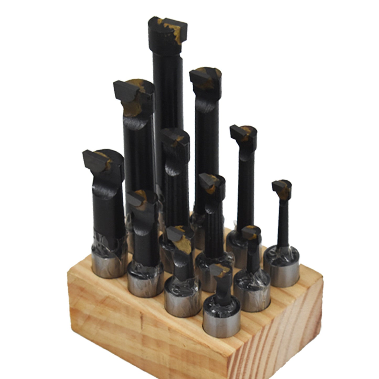NEW 5/8" Boring Bar Set 12 Pcs Carbide Tipped Bars 5/8" Shank Lathe Tool