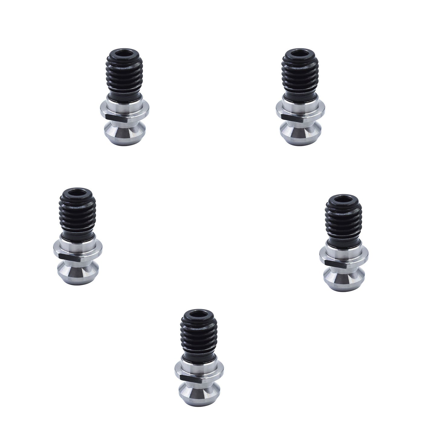 5Pcs CAT40 45°0.740"Coolant Pull Stud Retention Knob for Mazak Fadal HURCO Okuma