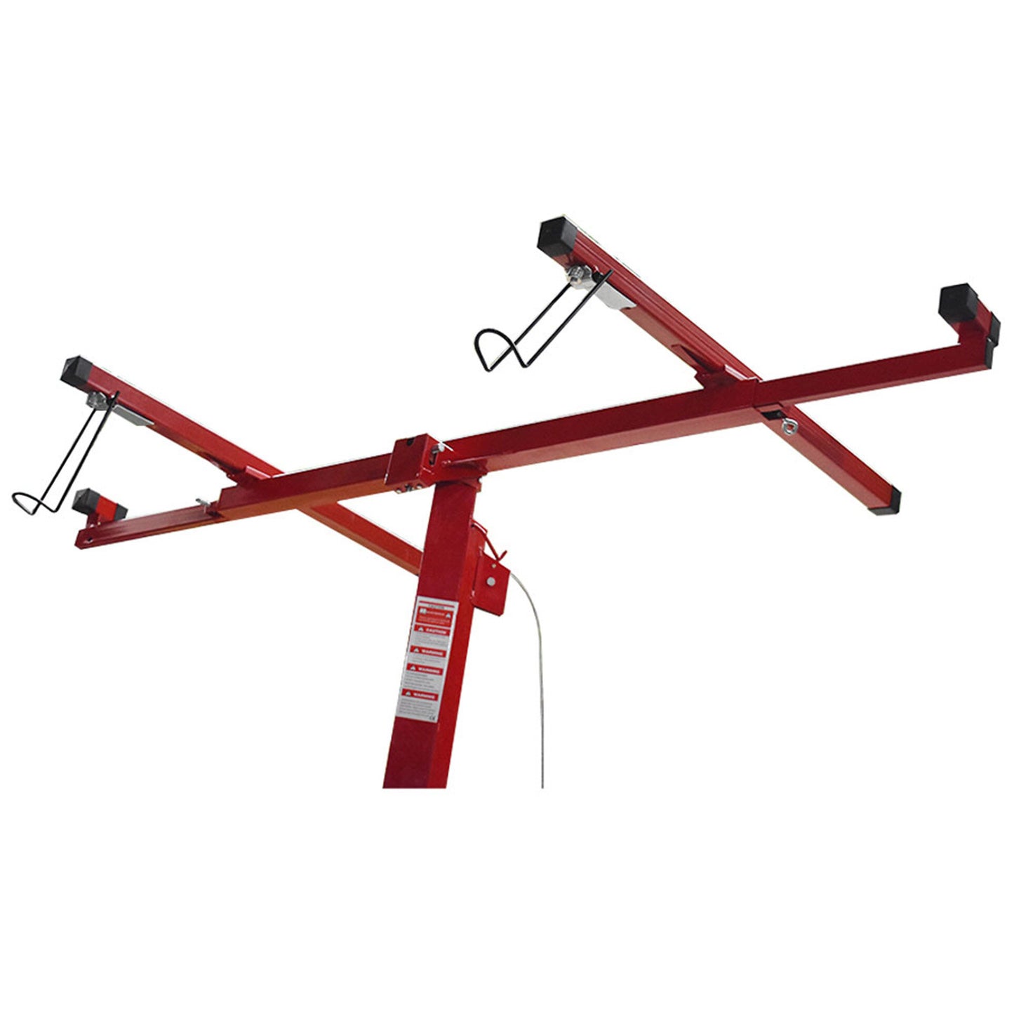 findmall 16FT Drywall Lift Plasterboard Panel Rolling Lifter Lockable Safety Lock Red