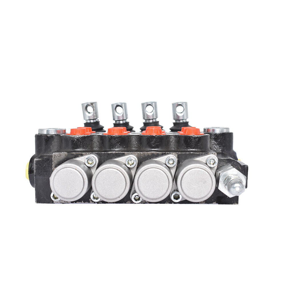 findmall 4 Spool 11 GPM 3625 PSI Hydraulic Directional Control Valve, SAE Ports Double Acting Valve for Small Tractors, Tractors, Loaders, Log Splitter