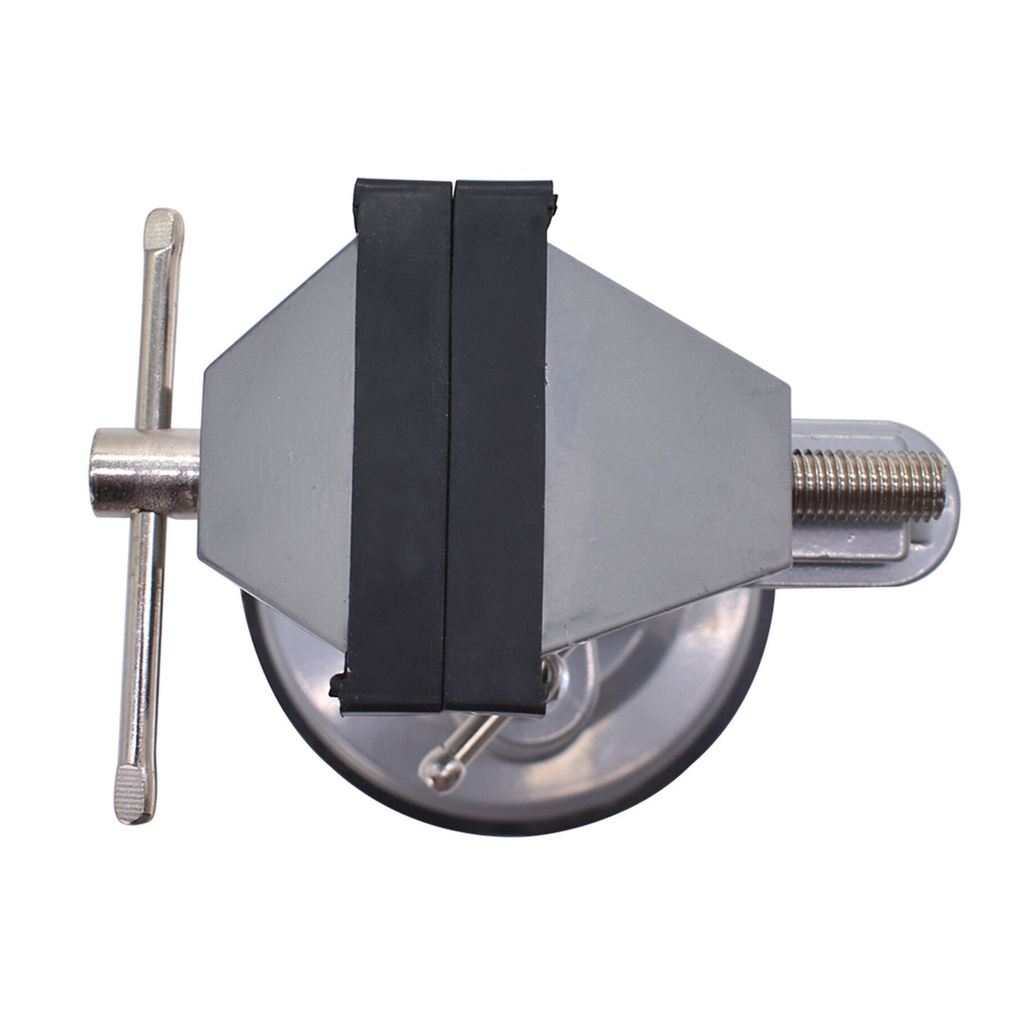 findmall Vacuum Base Vise Portable Base Vise 3.15" Jaw Width Pivots Multi-Angle Rotate 360° Fit for Various Smooth Work Surfaces