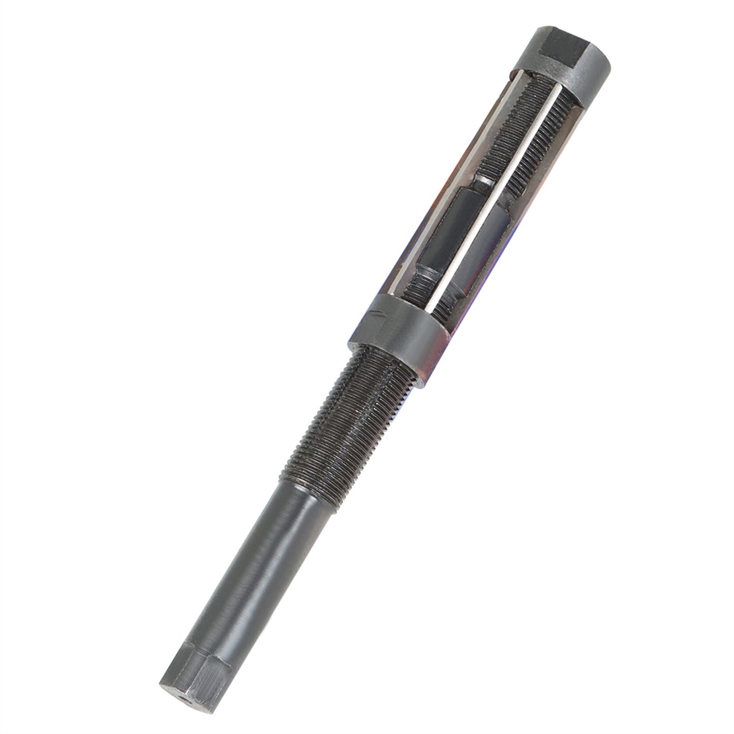 findmall Hand Reamer HSS 29.5 - 33.5mm/ 1-3/16 - 1-5/16 Inch Adjustable Hand Reamer Straight Flute Square End 6 Blades Reamer