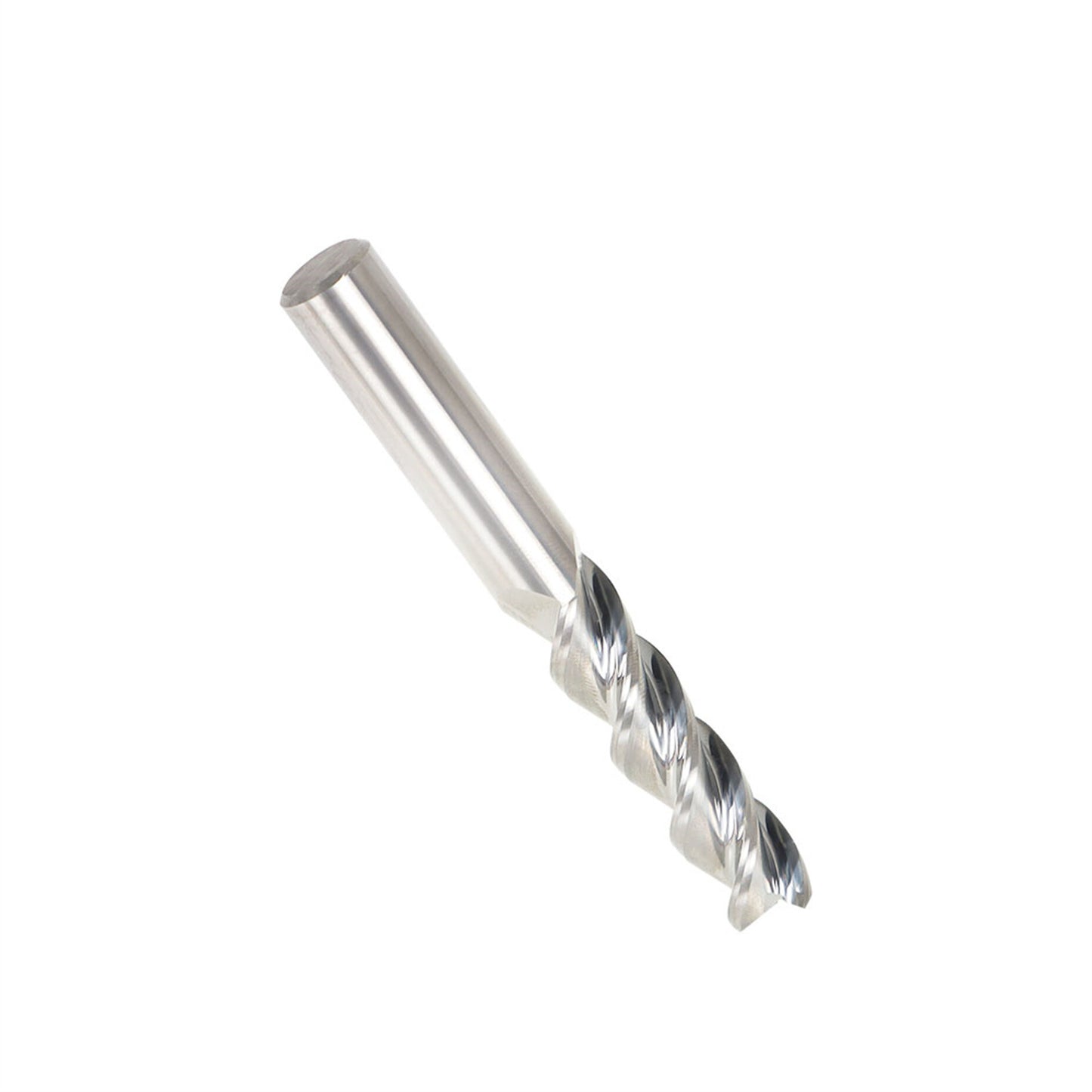 findmall 1/2 Inch Helix Carbide End Mill 3 Flute 2 Inch Iength of Cut Fit for Aluminum Cut Non-Ferrous Metal Upcut CNC Spiral Router Bit