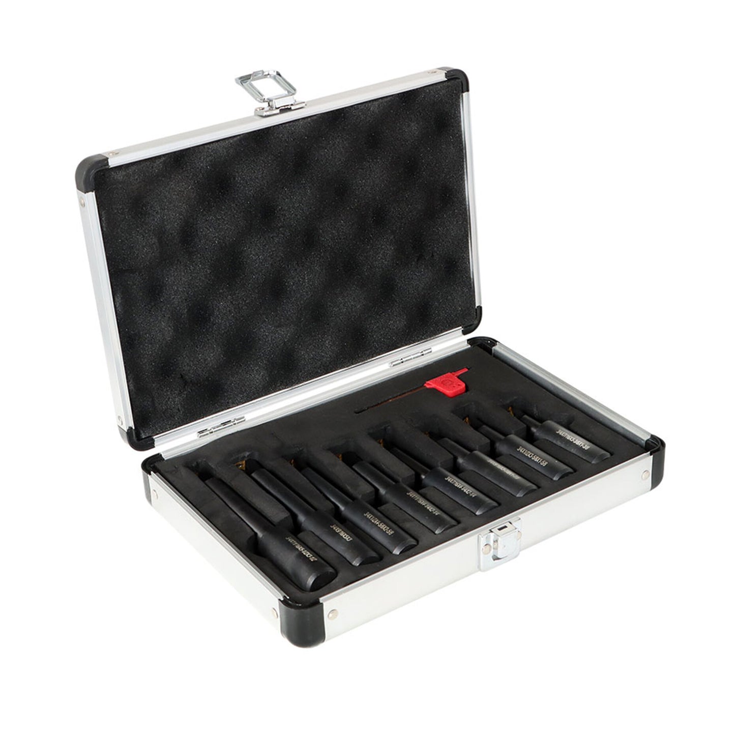 findmall 8 Pcs Indexable Boring Bars Set,3/4 Shank,90 Degree Round Shank Boring Bars with Indexable Carbide Inserts 4 Pcs TCMT21.51 & 4 Pcs TCMT221,with Alumium Carrying Case