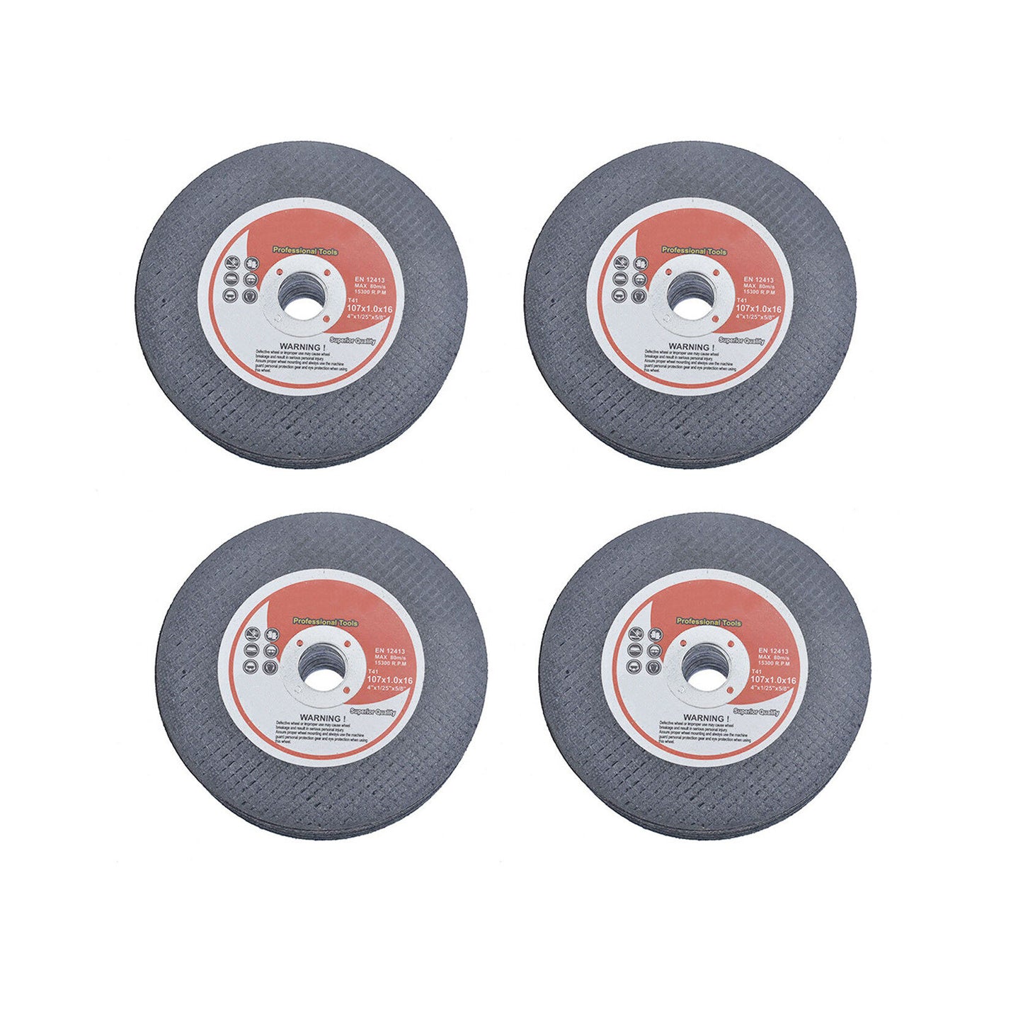 100 Pack 4"x.040"x5/8" Cut Off Wheel - Metal & Stainless Steel Thin Cutting Discs