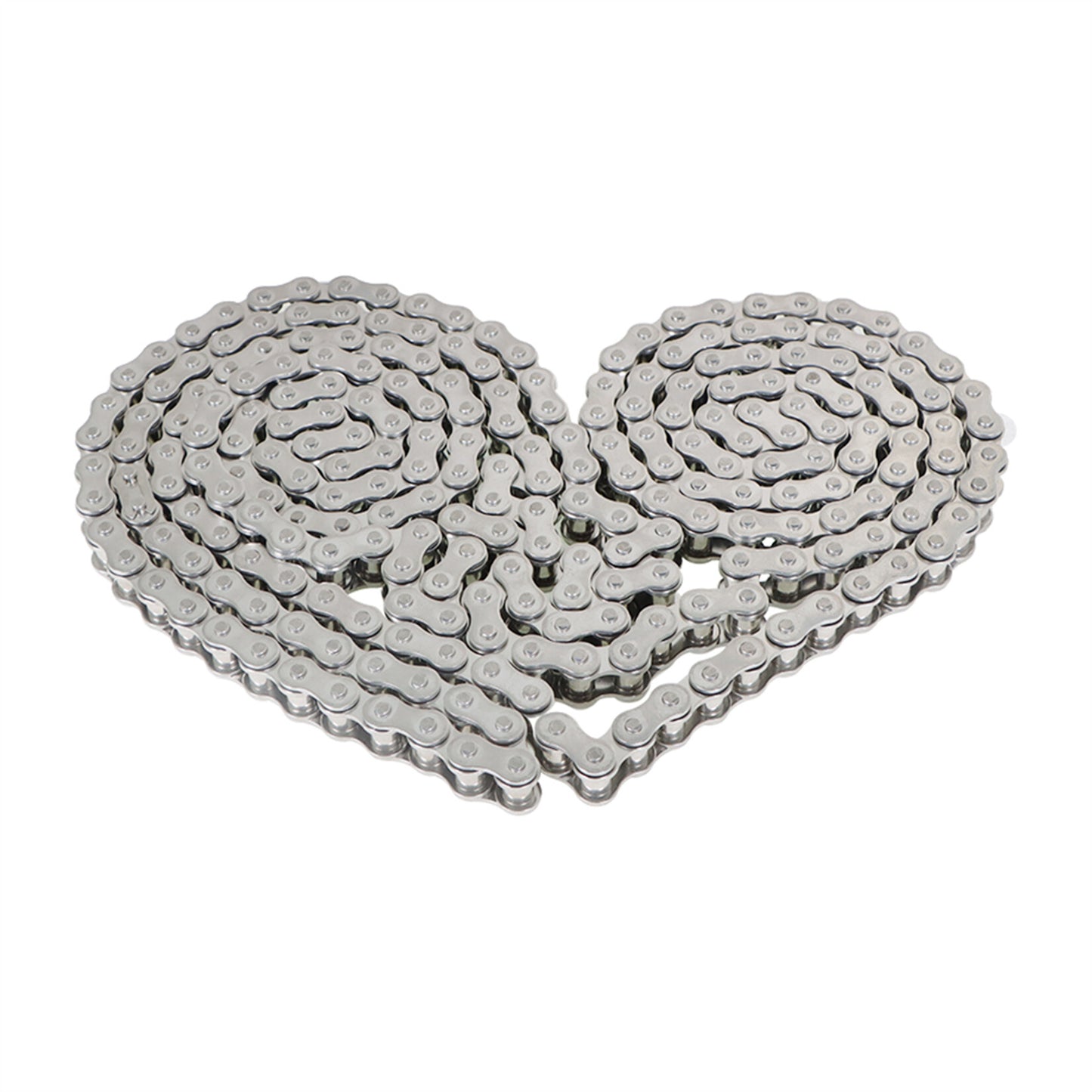 findmall 40SS Roller Chain 10 Feet with 1 Free Connecting Links, 240 Links, Stainless Steel