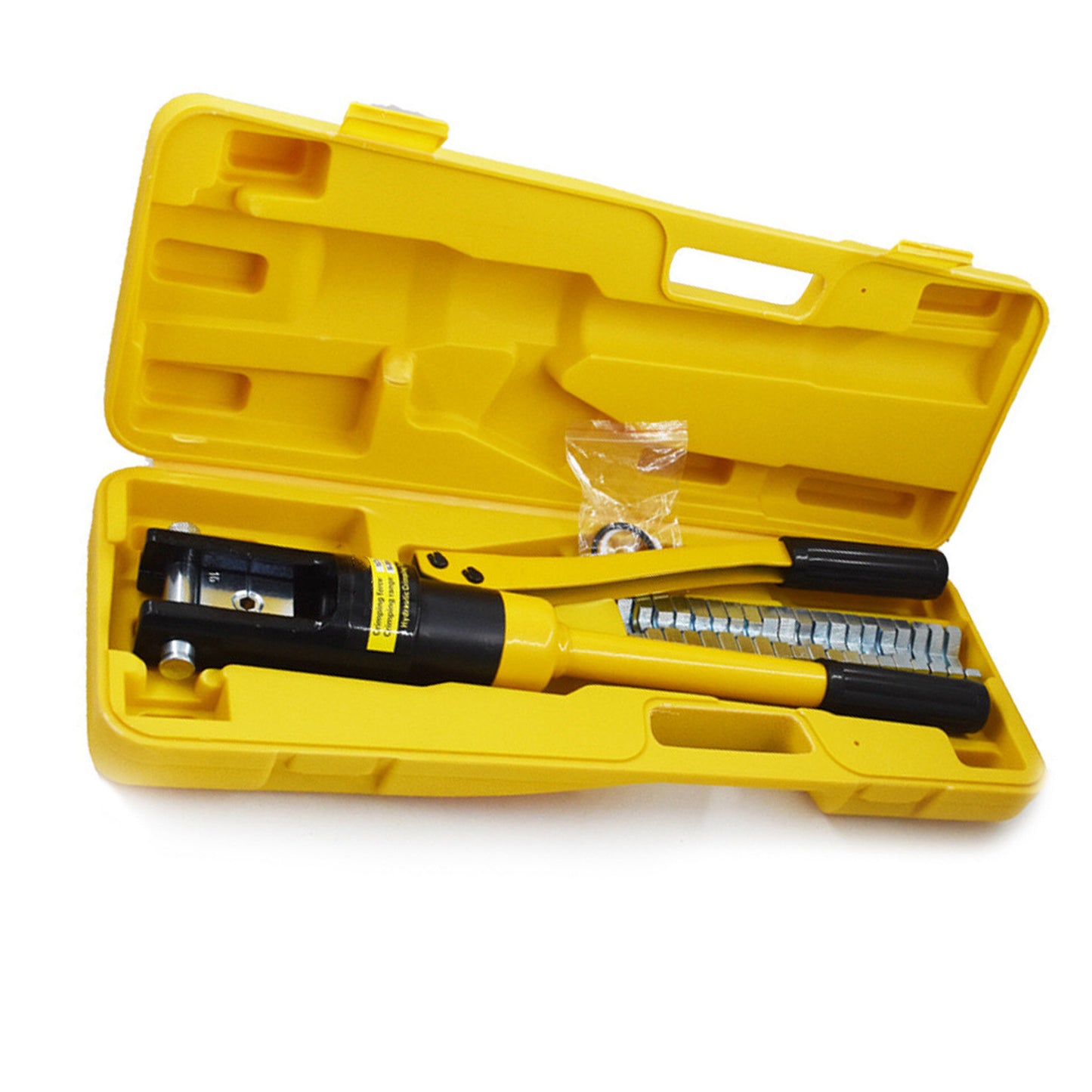 findmall 16 Mt Hydraulic Wire Terminal Crimper Battery Cable Lug Crimping Tool W/Dies