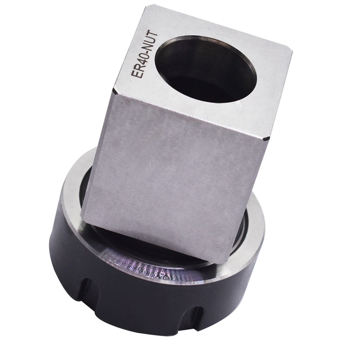 ER-40 Square Hex Collet Block Chuck Holder for CNC Lathe Engraving Machine (ER-40 Square)