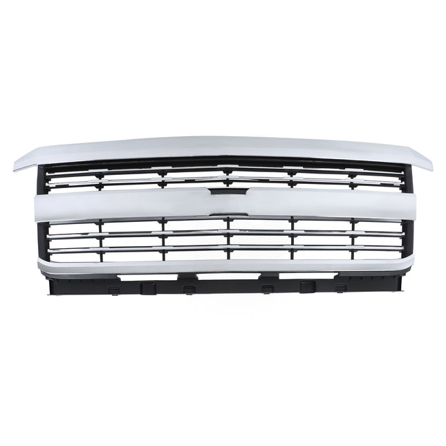 Findmall Chrome Front Grille Replacement for Silverado 2500 HD and 3500 HD 2015-2019
