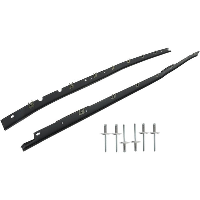 Findmall Window Sweep Weatherstrip Seals for Chevrolet Corvette, Left & Right Pair