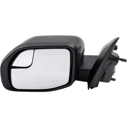 Power Mirror Left Side Replacement for Maverick 2022-2024 Replacement for NZ6Z17683J Matte Black with Wide-Angle Spotter Power Heated Electric 5-Pin Connector