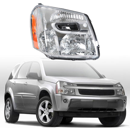 Findmall Headlights Assembly Replacement for 2005-2009 Equinox Headlamp Assembly Right Passenger Side