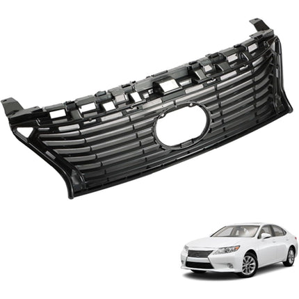 Findmall Front Upper Grille for 2013-2015 Lexus ES350 ES300h, Black