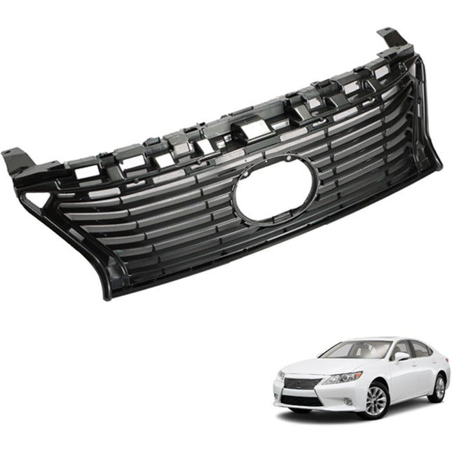 Findmall Front Upper Grille for 2013-2015 Lexus ES350 ES300h, Black